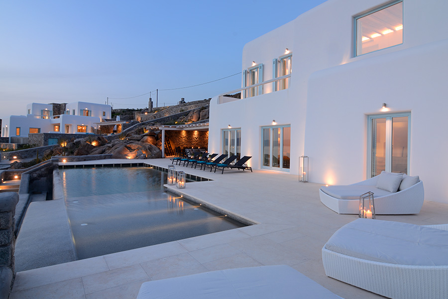 the king of villas rental mykonos