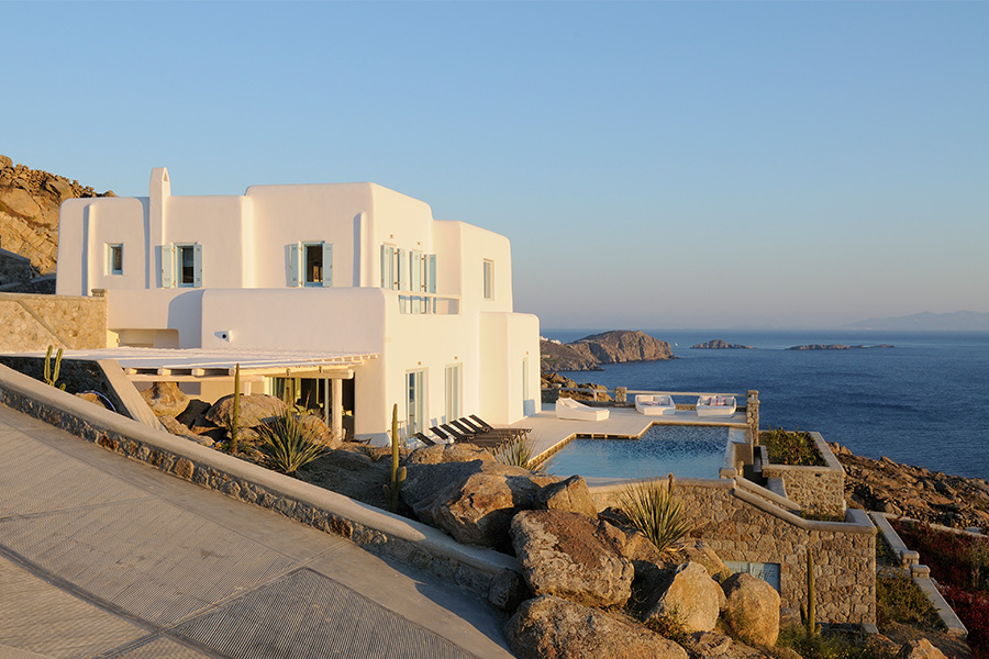 the king of villas rental mykonos