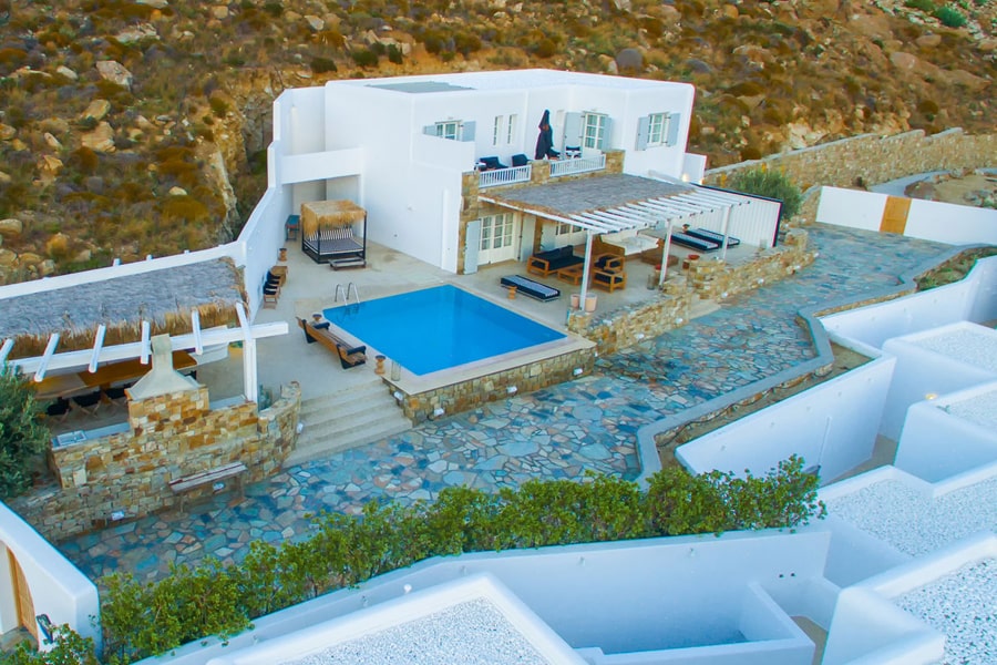 the king of villas rental mykonos