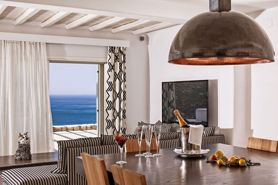the king of villas rental mykonos aegean blue