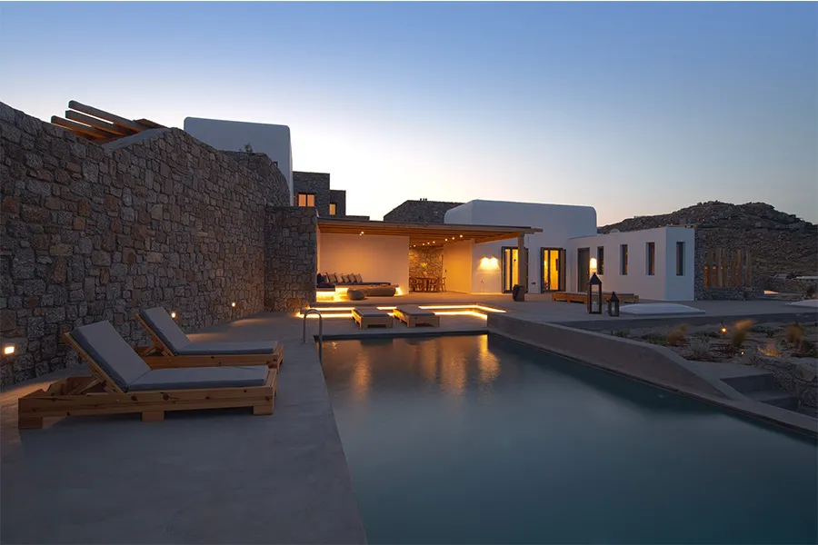 the king of villas rental mykonos