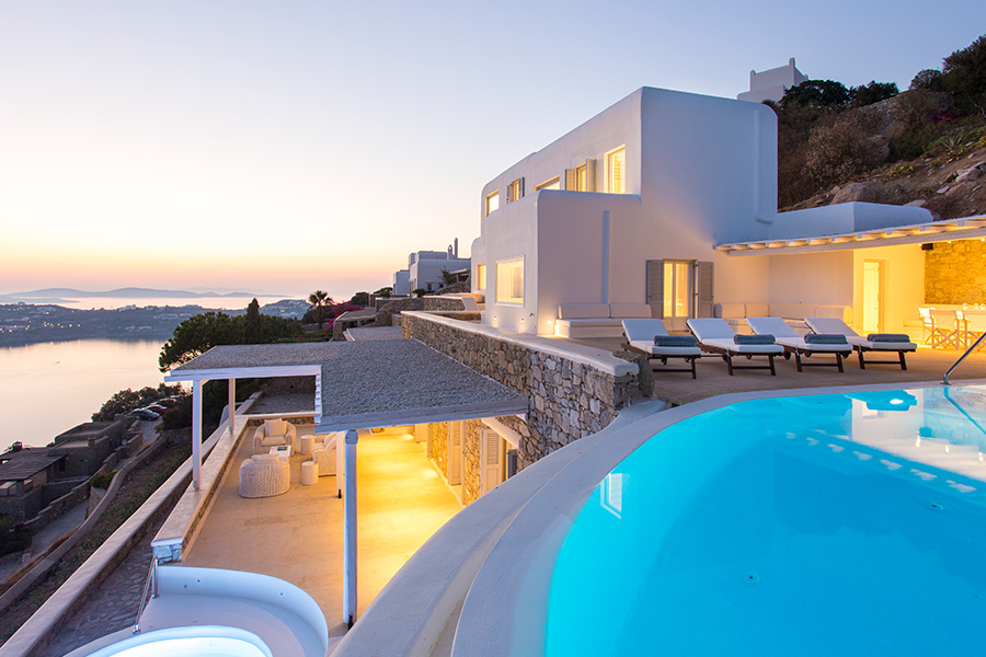 the king of villas rental mykonos