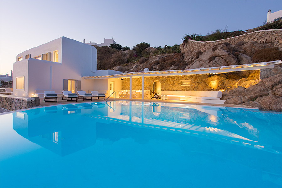 the king of villas rental mykonos