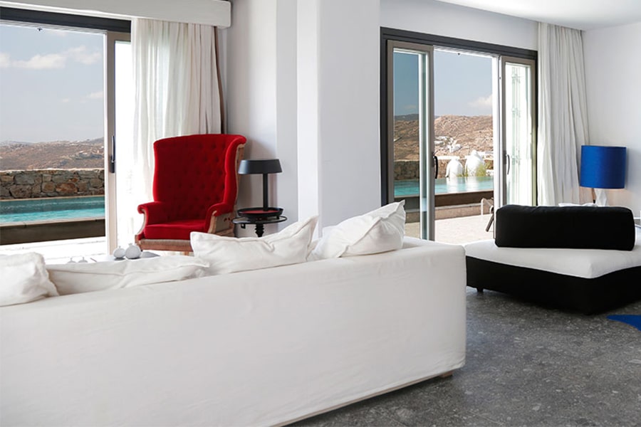 the king of villas rental mykonos
