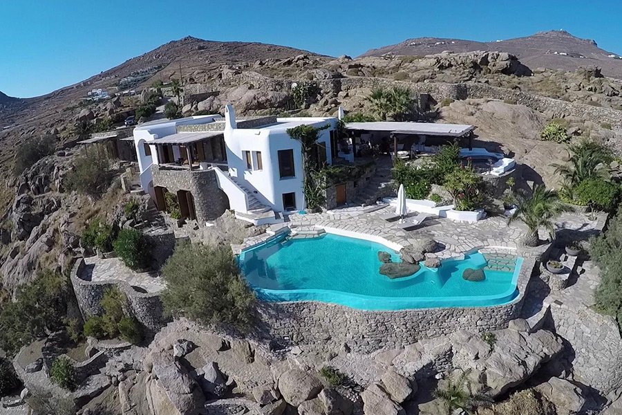 the king of villas rental mykonos