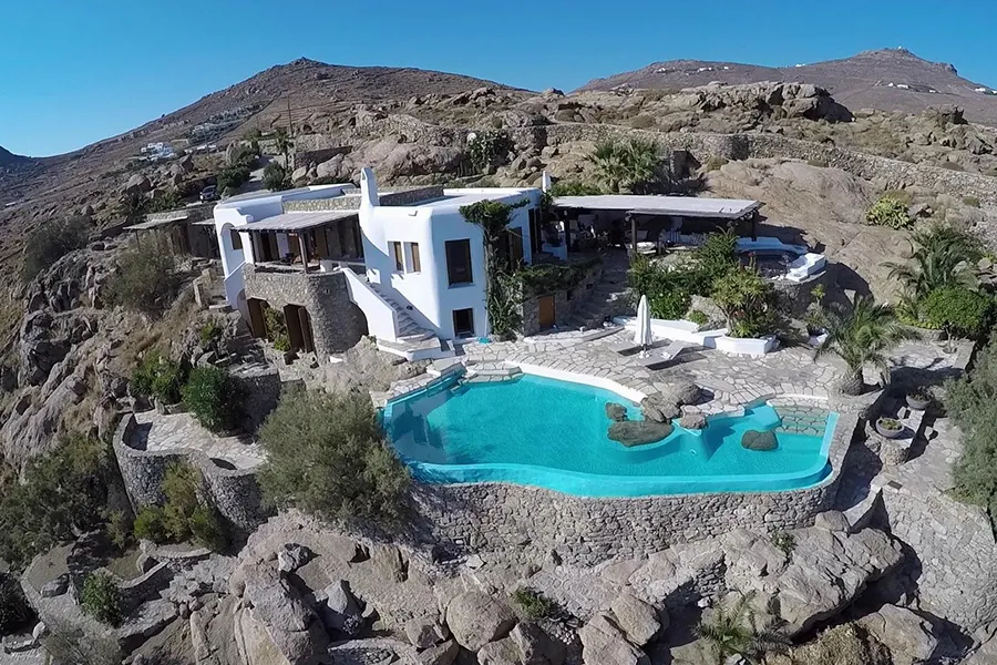 the king of villas rental mykonos