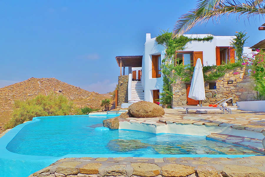 the king of villas rental mykonos