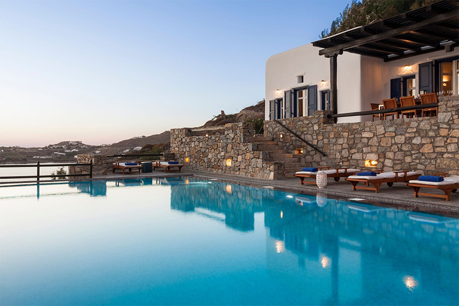 the king of villas rental mykonos