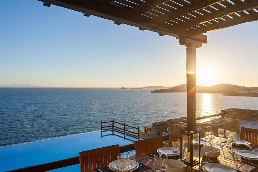 the king of villas rental mykonos