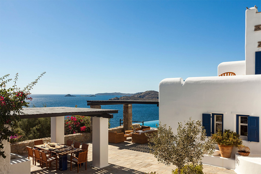 the king of villas rental mykonos