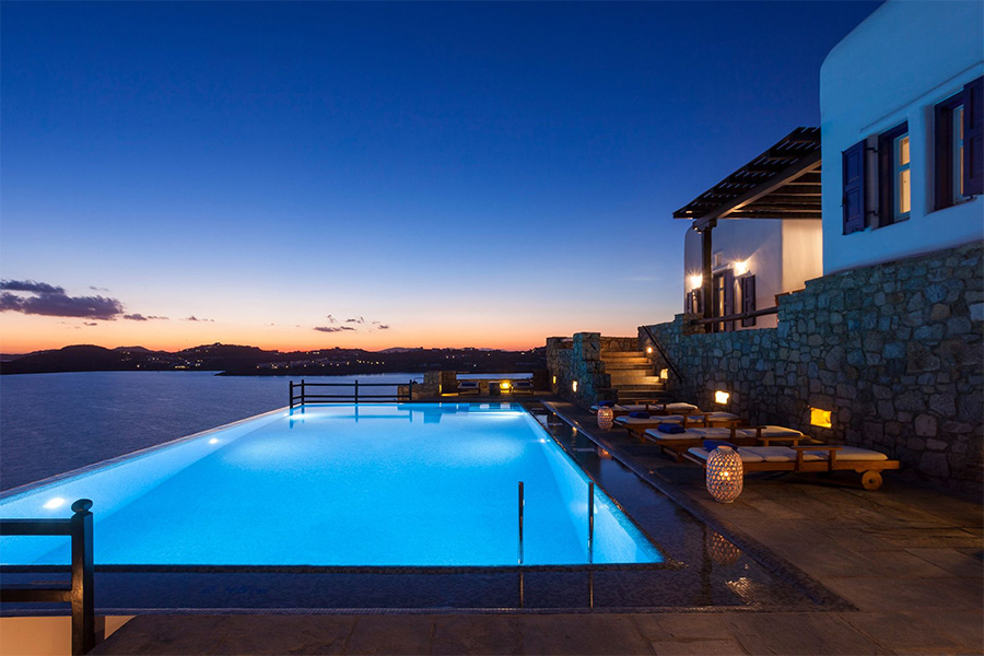 the king of villas rental mykonos