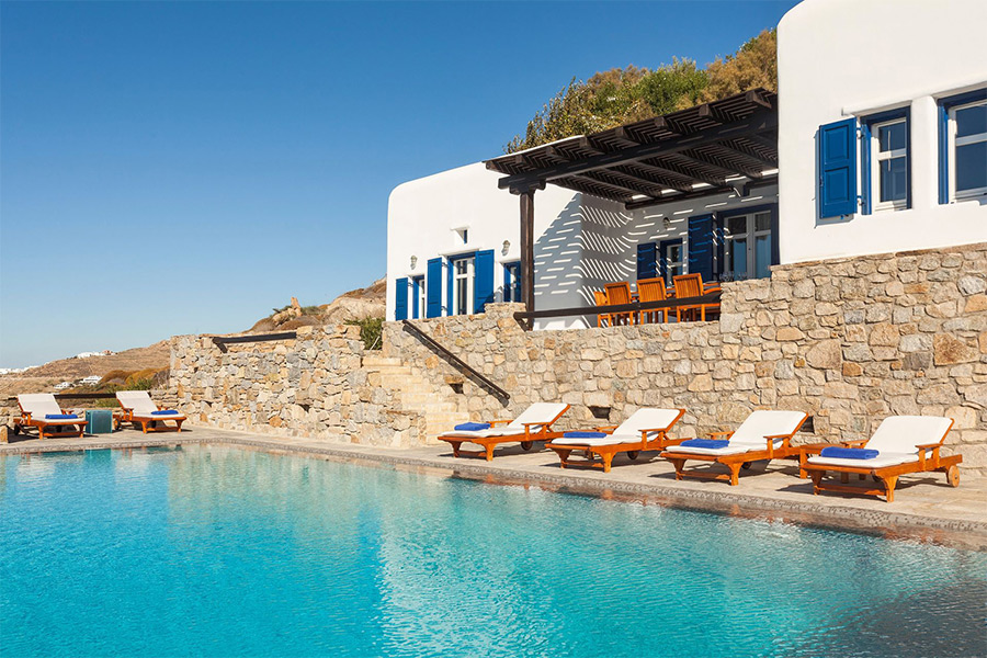 the king of villas rental mykonos