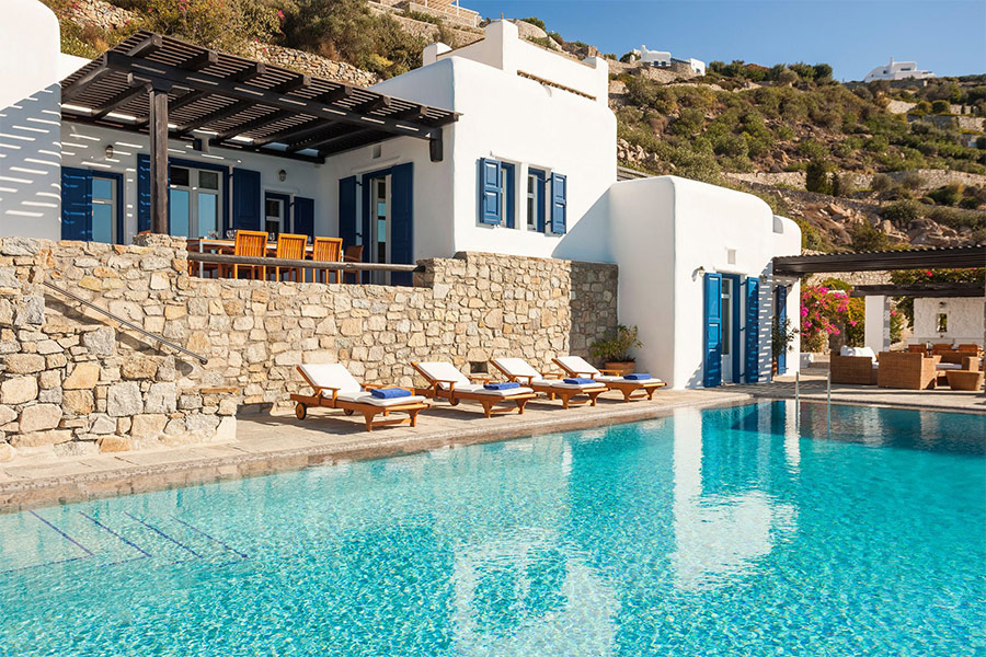 the king of villas rental mykonos