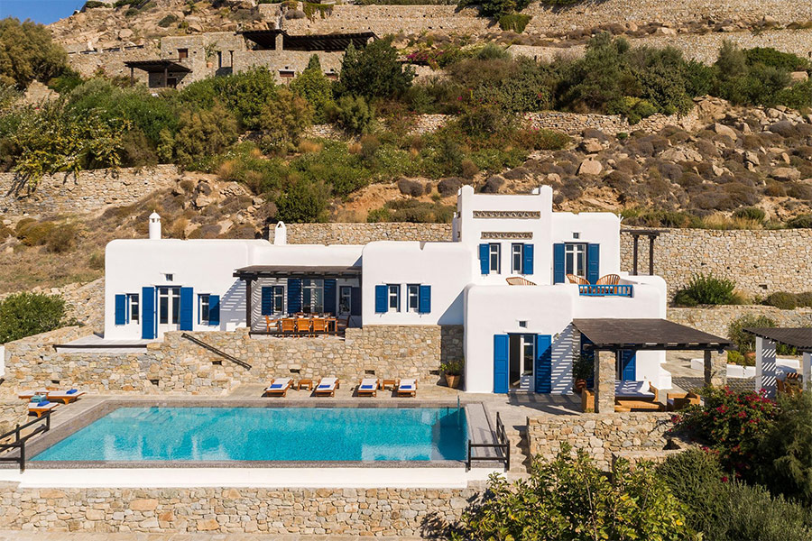 the king of villas rental mykonos
