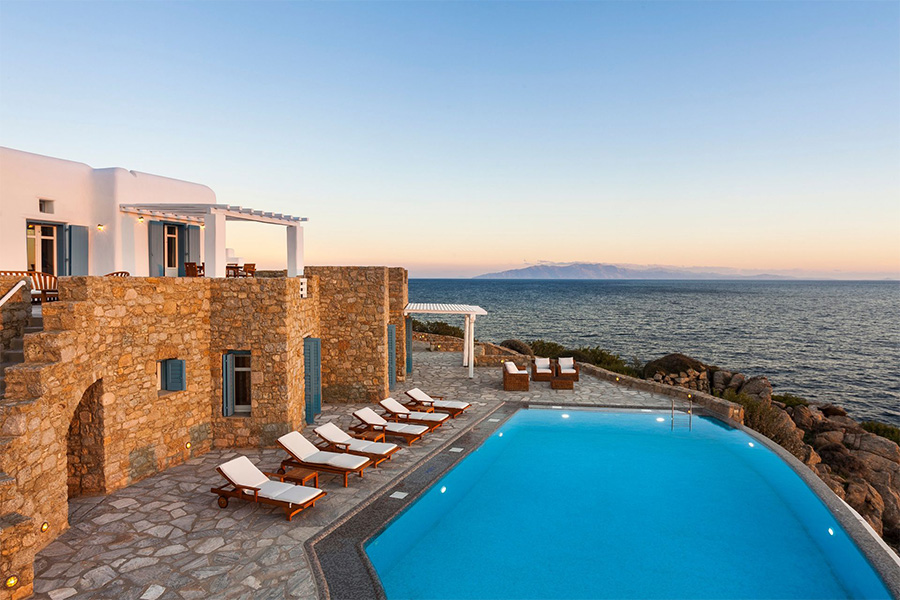 the king of villas rental mykonos