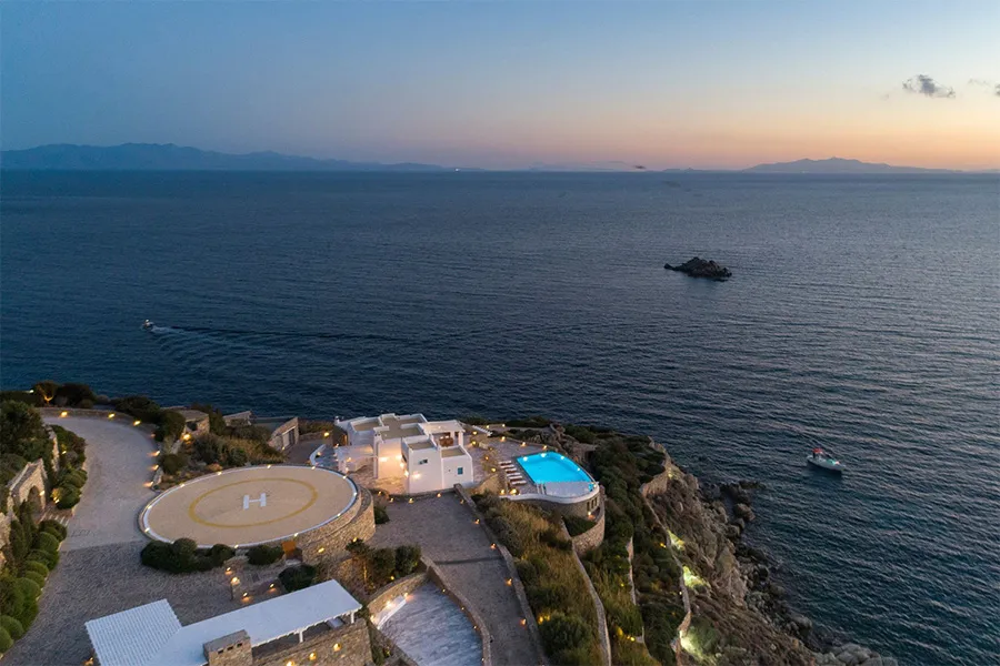 the king of villas rental mykonos