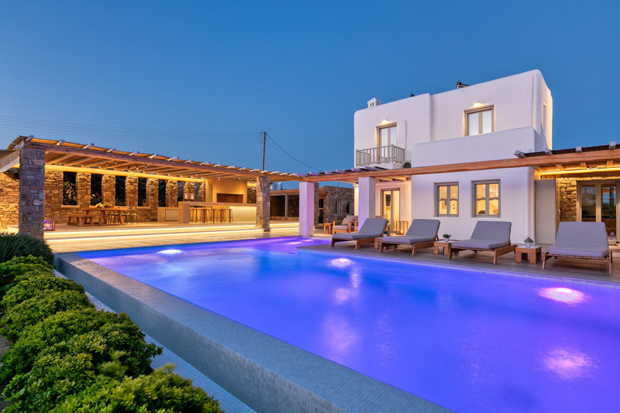 the king of villas rental mykonos