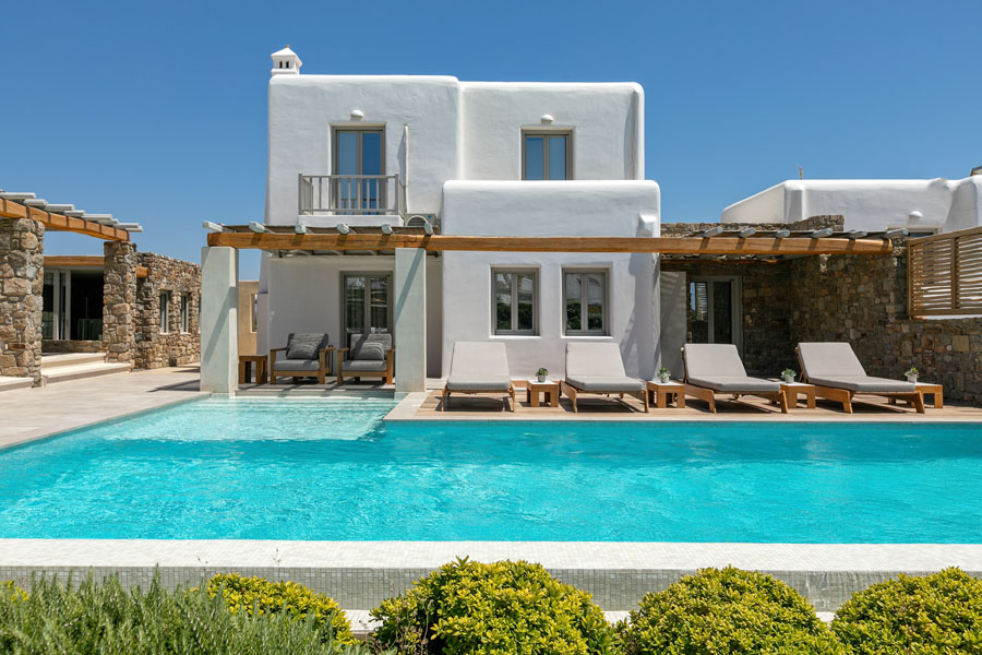 the king of villas rental mykonos