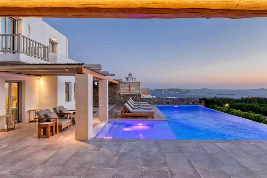 the king of villas rental mykonos