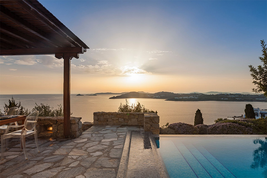 the king of villas rental mykonos