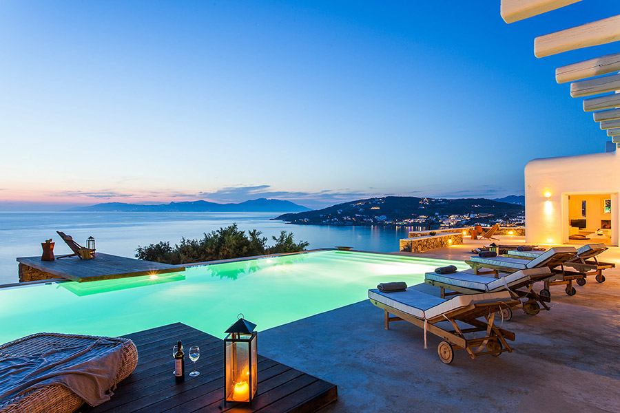 the king of villas rental mykonos