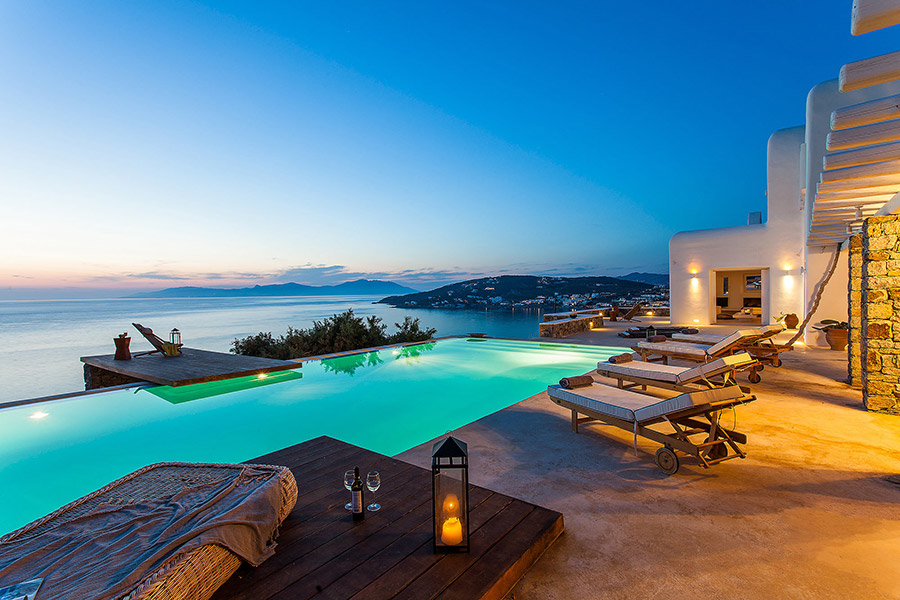 the king of villas rental mykonos