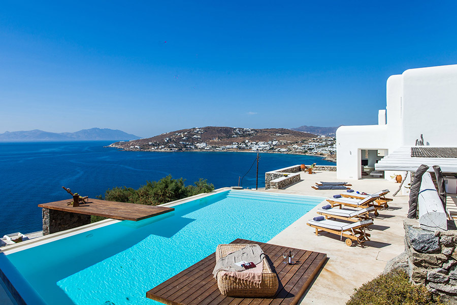 the king of villas rental mykonos