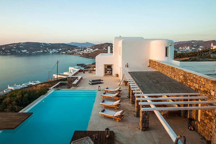 the king of villas rental mykonos