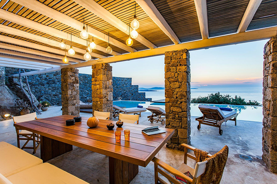 the king of villas rental mykonos