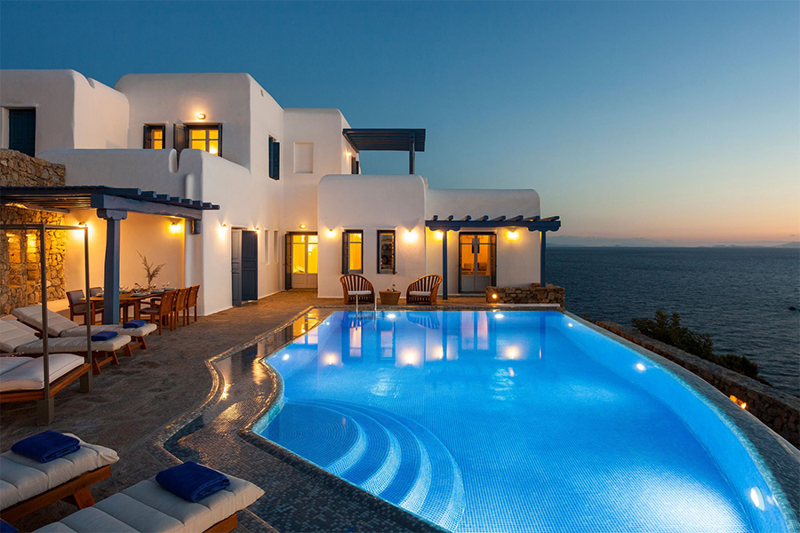 the king of villas rental mykonos