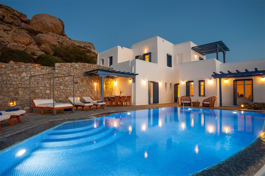 the king of villas rental mykonos