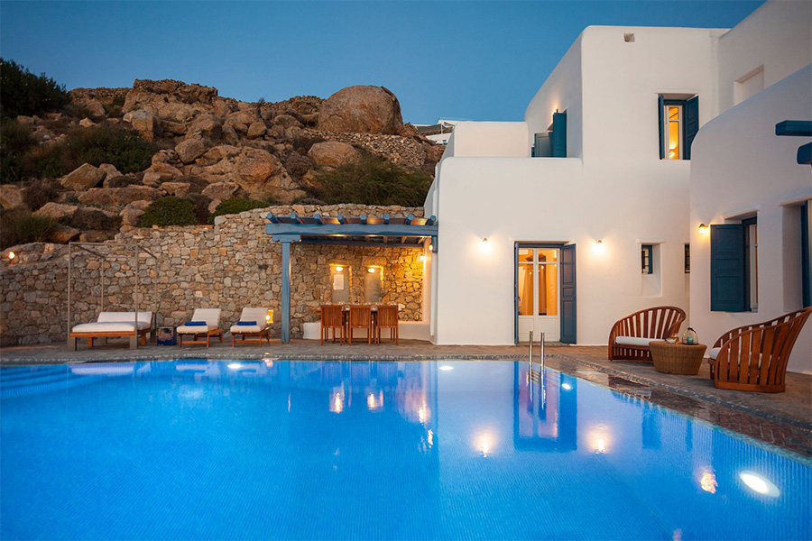 the king of villas rental mykonos