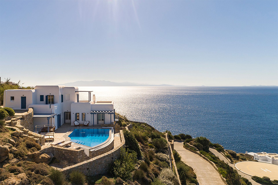 the king of villas rental mykonos