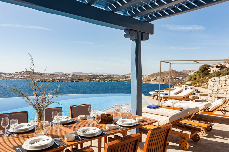 the king of villas rental mykonos