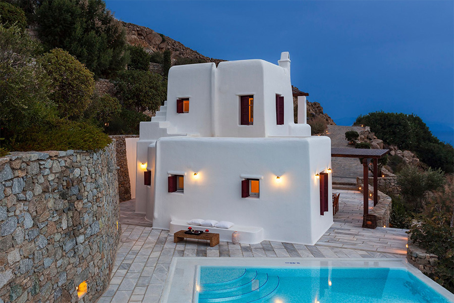 the king of villas rental mykonos
