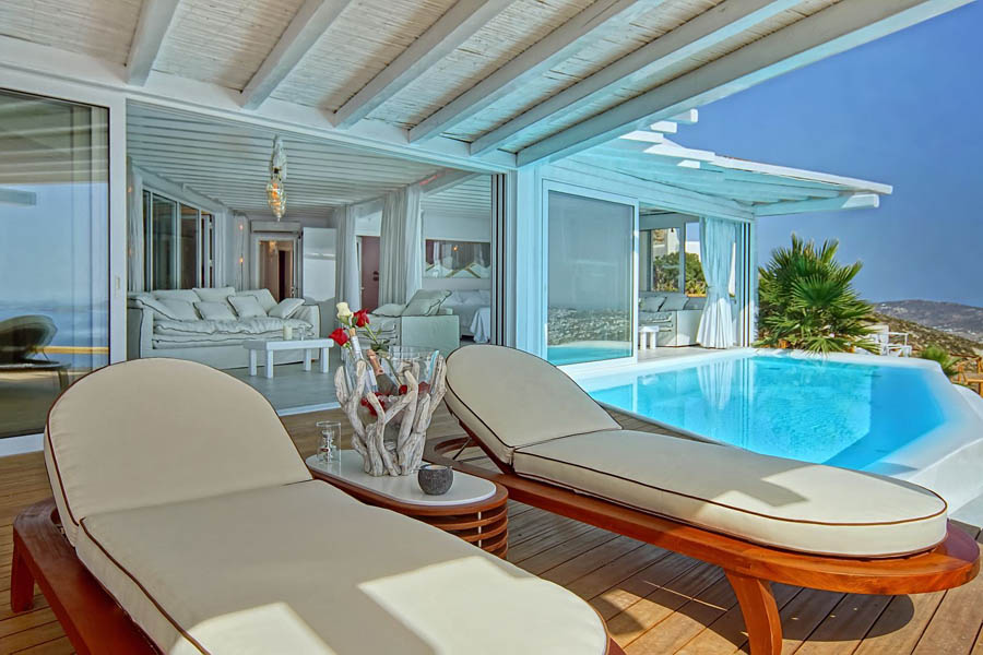 the king of villas rental mykonos