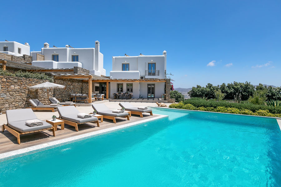 the king of villas rental mykonos