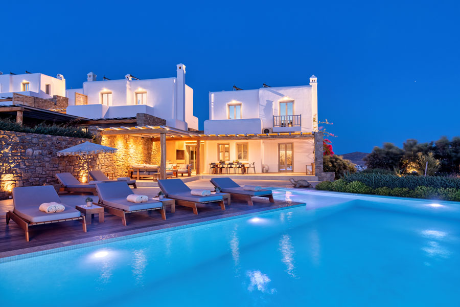the king of villas rental mykonos