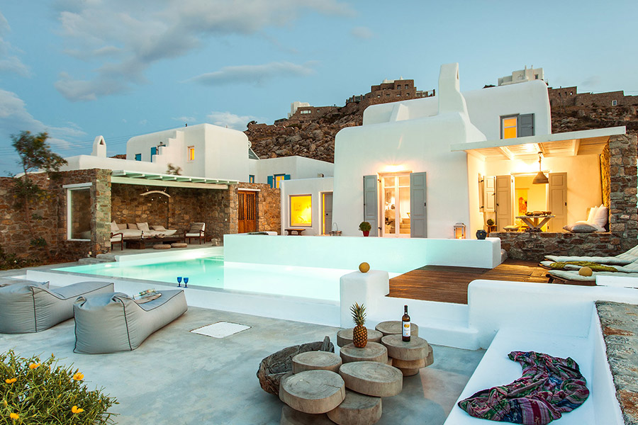 the king of villas rental mykonos