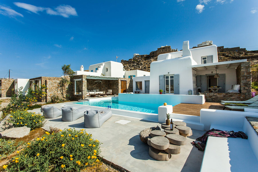 the king of villas rental mykonos