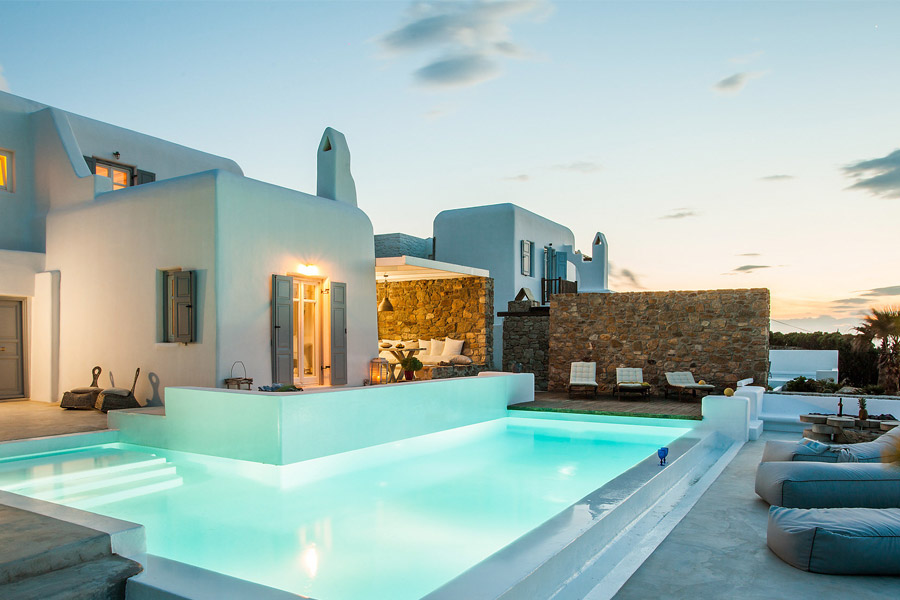the king of villas rental mykonos