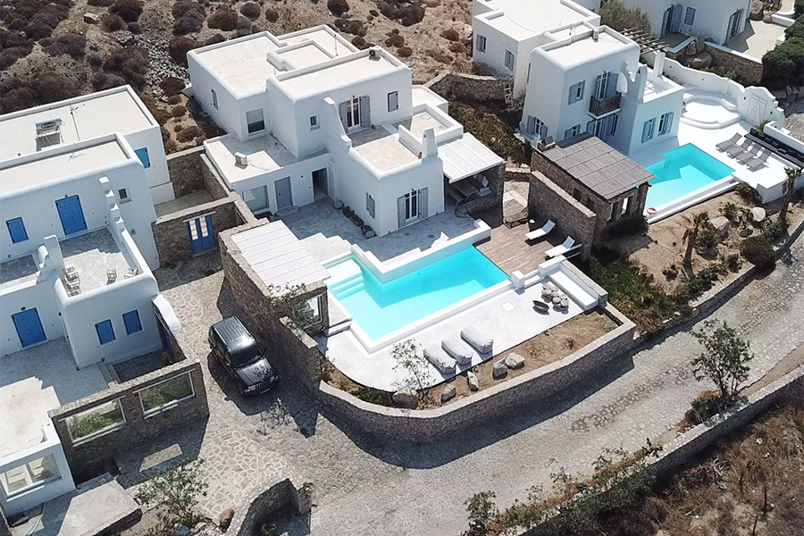 the king of villas rental mykonos