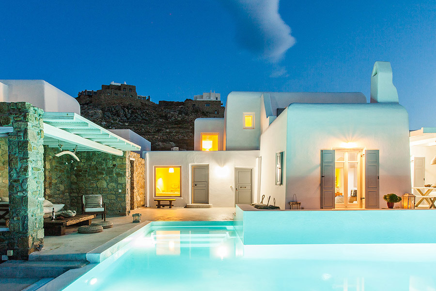 the king of villas rental mykonos