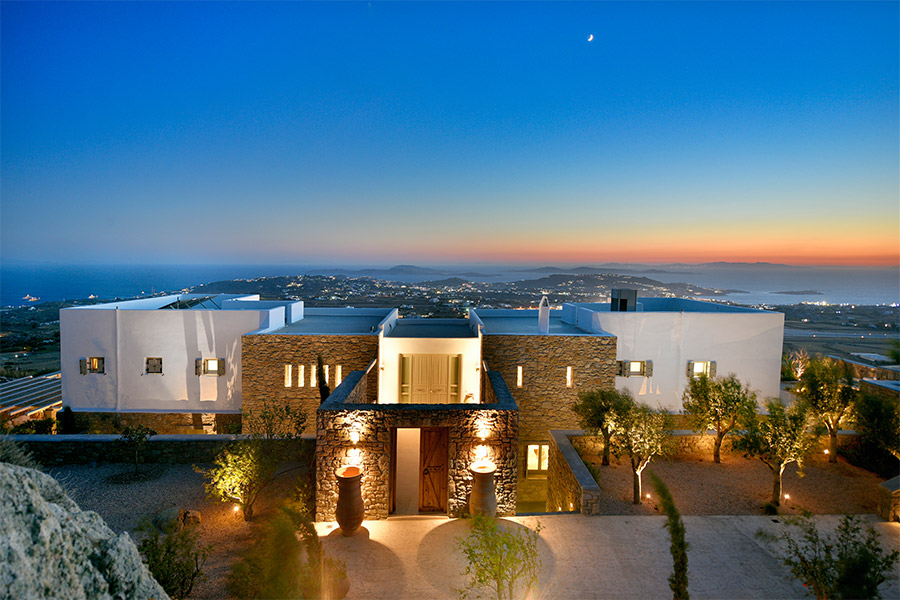 the king of villas rental mykonos