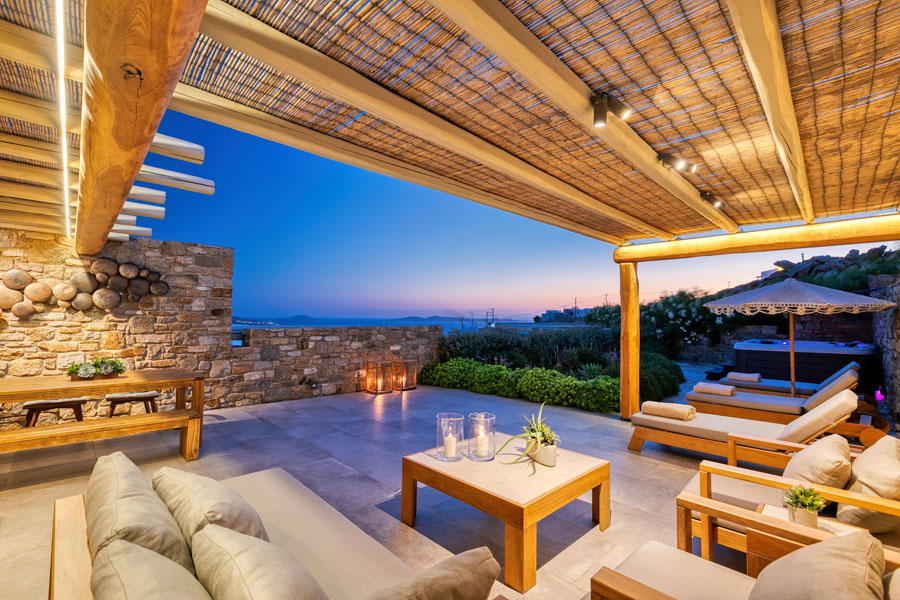 the king of villas rental mykonos
