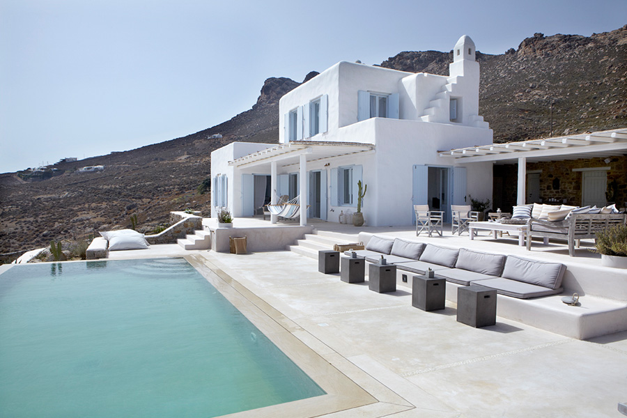 the king of villas rental mykonos