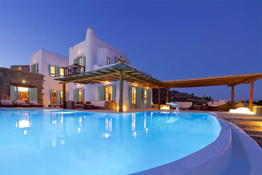 the king of villas rental mykonos