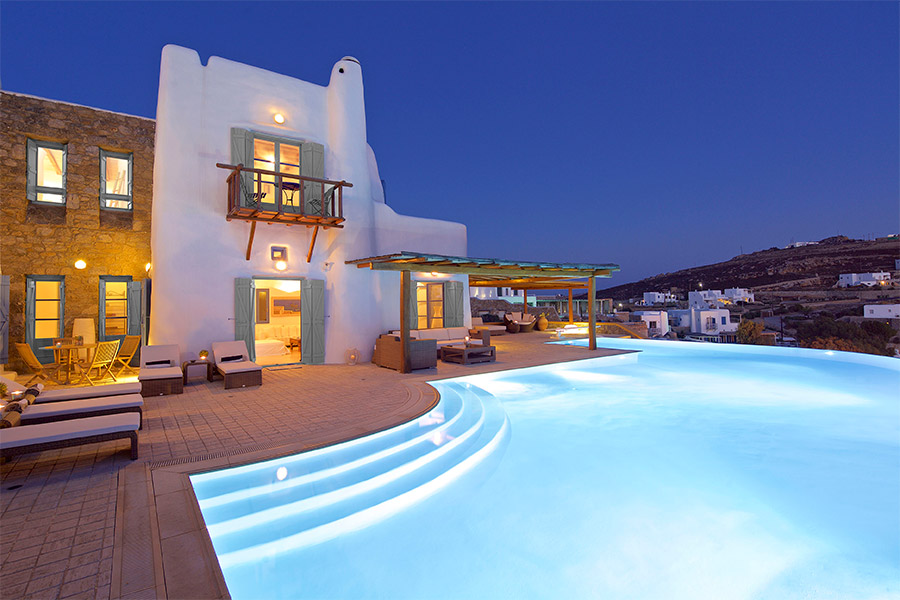 the king of villas rental mykonos