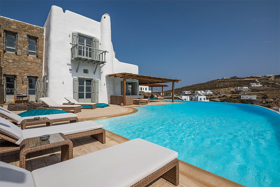 the king of villas rental mykonos