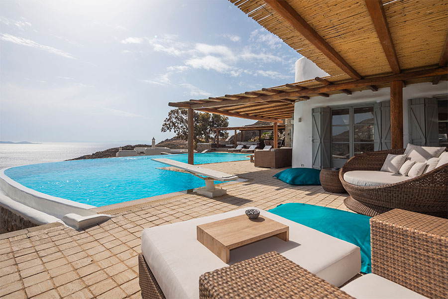 the king of villas rental mykonos